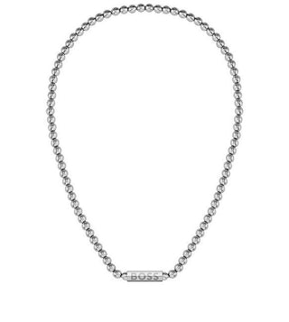 Hugo Boss Collier en acier avec perles Sphere 1580656 