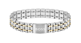 Hugo Boss Elegante Two-Tone Steel Bracelet For Men Owan 1580647 