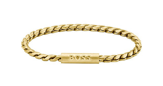 Hugo Boss Bracciale Placcato Oro Uomo Doran 1580696 — Bracciale