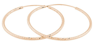 Jvd Creolen mit Roségold-Beschichtung Svle0215Xd5Ro - Durchmesser: 2 Cm 