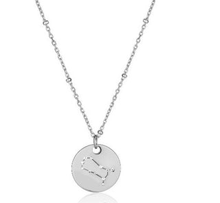 Jvd Modern Silver Necklace with Twin Zircons Svln0327Xh2Bibl (Chain, Pendant) 