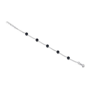 Jwl Luxury Pearls Armbånd med svarte perler JL0753 — Armbånd