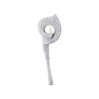 Jwl Luxury Pearls Spilla Scintillante 2 I 1 Calla Lilje Jl0816 — Spilla