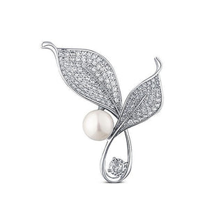 Jwl Luxury Pearls Spilla Di Perle Luminose Con Cristalli 2In1 Tickets Jl0818 — Spilla