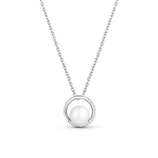 Jwl Luxury Pearls Collana Delicata Zirconi Perla — Collana