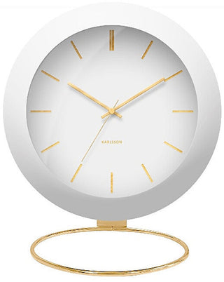 Karlsson Ka5833Wh Table Clock 