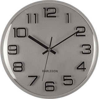 Karlsson Reloj de pared de diseño Ka6022Si 