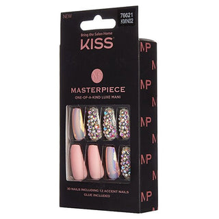 Kiss Unghie Adesive Masterpiece Nails Everytime I Slay 30 Pezzi — Unghie finte