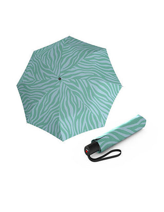 Knirps Paraguas plegable A.200 Medium Duomatic Zebra Mint 