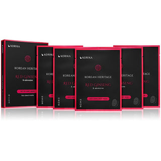Korika Set de Mascarillas Antiedad de Tejido Korean Heritage 5 × 25 G 