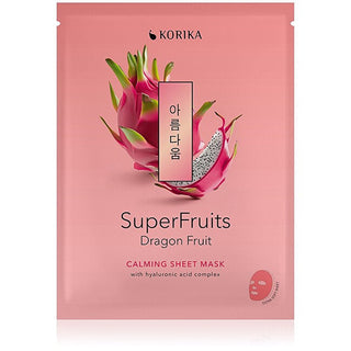 Korika Mascarilla de tejido calmante de fruta del dragón Superfruits 25 G 