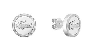 Lacoste Steel Earrings with Crocodile Memento 2040407 