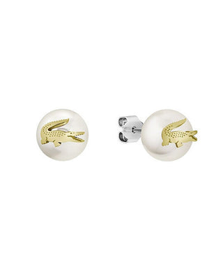 Lacoste Orecchini Perle Coccodrillo Matchpoint 2040432 — Orecchini