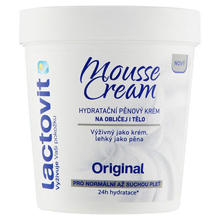 Lactovit Crema Mousse Hidratante Para Rostro Y Cuerpo Original Mousse Cream 250 Ml 