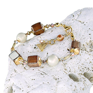 Lampglas Collana Dolce Sweet Cream Perle — Halskæde