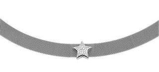 Liu Jo Steel Choker Necklace With Star Symbols Lj1869 