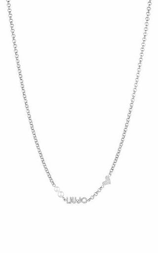 Liu Jo Romantic Necklace in Steel with Beads Icon Lj1689 