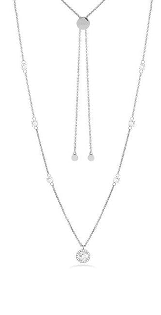Liu Jo Elegante Stainless Steel Necklace with Cubic Zirconia Essential Lj2259 