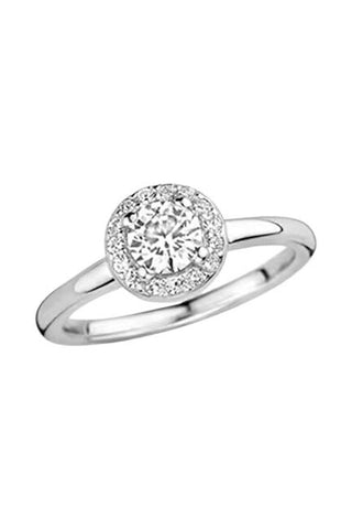 Liu Jo Dazzling Steel Ring with Crystals Lj2507M - Size: 56 Mm 