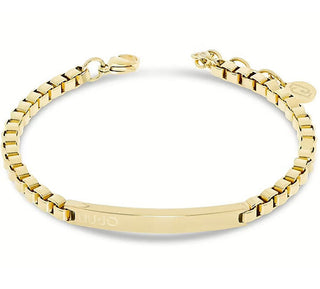 Liu Jo Bracciale Placcato Oro Uomo Kostka Venezia Mlj455 — Bracciale