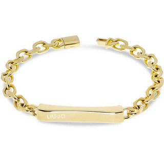 Liu Jo Bracciale Distintivo Placcato Oro Uomo Rolo Mlj478 — Bracciale