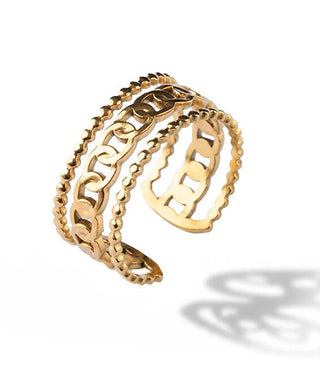 Marc Malone Elegante Gold Plated Ring Astra Mcr250275G 