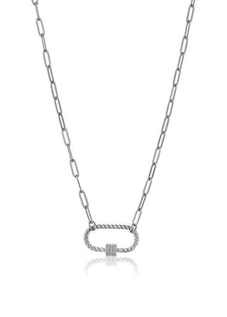 Marc Malone Collana Originale In Acciaio Hailey Silver Necklace Mcn23016S — Halsband