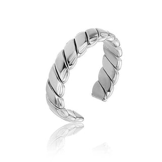 Marc malone Anello Aperto In Acciaio Morgan Silver Mcj.R1025 — Pierścionek