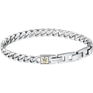 Maserati Elegante Bracciale In Acciaio Iconic Jm422Avd09 — Bracciale
