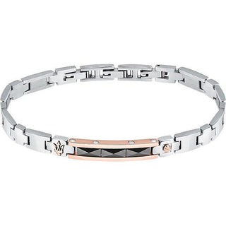 Maserati Elegante Bracciale Da Uomo Acciaio Ceramica Jm423Atz32 — Bracciale