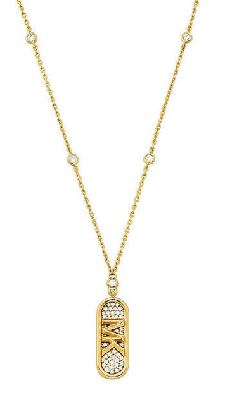 Michael Kors Collier plaqué or avec zircons Kors Mk Mkc1729Cz710 