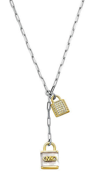 Michael Kors قلادة ثنائية اللون Mkc1741tl931 — قلادة