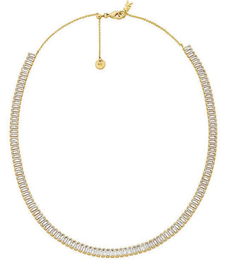 Michael Kors Ожерелье Tennis Позолоченное Brilliance с Цирконами MKJ8414CZ710 — Ожерелье