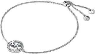 Michael Kors Браслет из сверкающего серебра с логотипом Mkc1246An040 — Браслет
