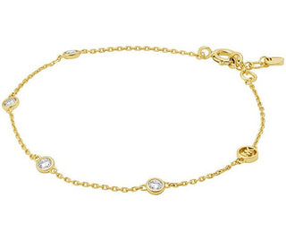 Michael Kors Bracciale Placcato Oro Con Zirconi Brilliance Mkc1716Cz710 — Bracciale