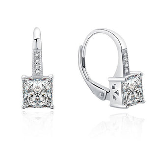 Moiss Orecchini In Argento Originali Con Zirconi Trasparenti E0000665 — Orecchini