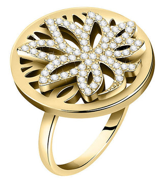 Morellato Bague dorée mode Arbre de Vie Lotus Satd29 - Circuit : 56 Mm 