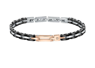 Morellato Men's Luxury Bracelet with Diamonds Sauk02 