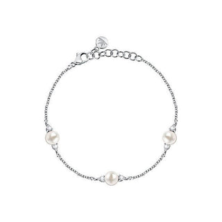 Morellato Delicate Silver Bracelet With Pearls Perla Saer53 