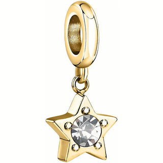 Morellato Beautiful Gold-Plated Pendant With Cubic Zirconia Star Drops Scz1365 