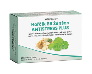 Movit energy Magnesio B6 Ginseng Antistress Plus 30 compresse — Kosttillskott
