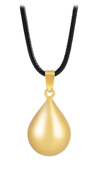 Mummy Bell Collar chapado en oro Jingle Bell Drop Of Love Kaplz 