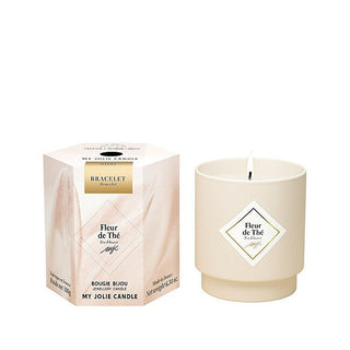My Jolie Candle شمعة معطرة 36 ساعة مع سوار ذهب Les Surprenantes زهرة شجرة الشاي 320277 — شمعة معطرة
