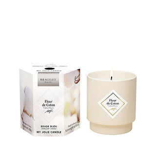 My Jolie Candle شمعة معطرة 36H سوار فضي Les Surprenantes زهرة القطن — شمعة معطرة