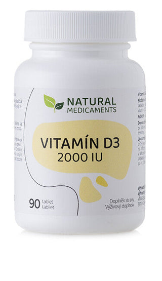 Natural medicaments Vitamina D3 2000 Ui 90 Compresse — Integratore