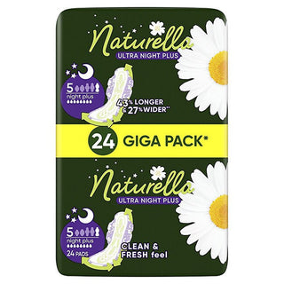Naturella Assorbenti Igienici Ultra Night Plus 24 Pezzi — Assorbente igienico