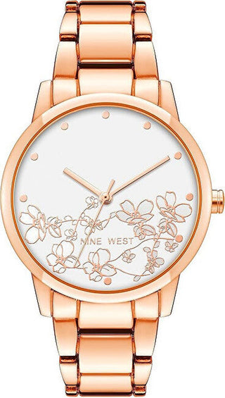 Nine West Orologio Analogico NW/2596FLRG — Orologio
