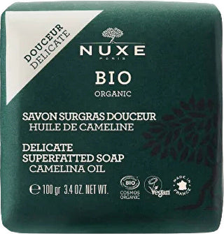 Nuxe Bio Organic Delikat Fast Såpe Superfett for Ansikt og Kropp 100 g — Fast Såpe