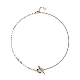 Oliver Weber Collana Donna Arista Crystal Blossoms Bronzo 12320RG — Collana