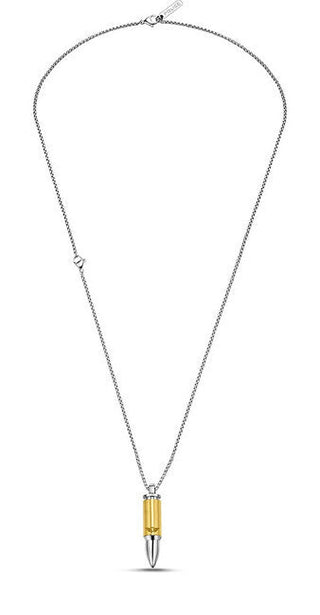 Police Collana Bicolore Acciaio Uomo Bullet — Collana